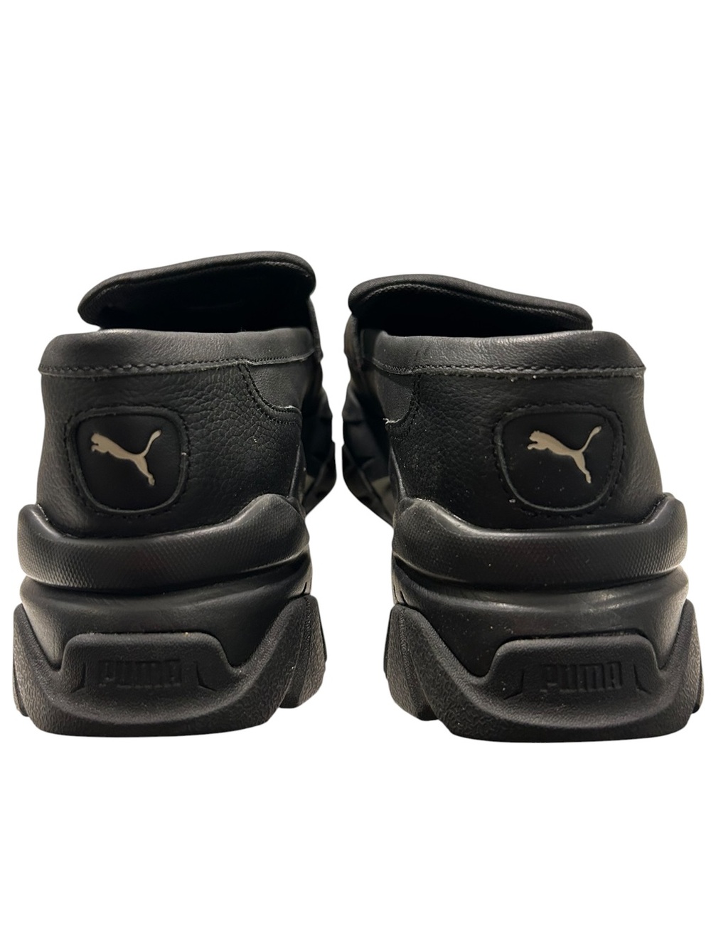 Puma Women's Soafyr Black Leather Loafers - Picture 12 of 14